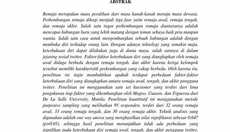 Pengertian, Tahapan, Ciri-ciri Perkembangan Remaja - Jurnal