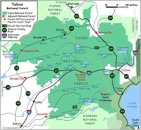 Tahoe National Forest Map: A Guide To Exploring Nature's Paradise