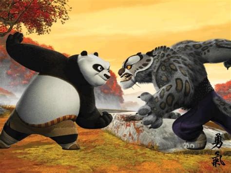 tai lung vs po kung fu panda