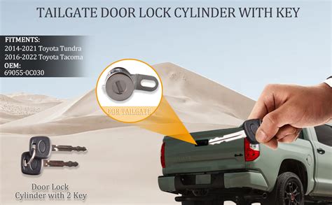 Tailgate Key Cylinder Lock