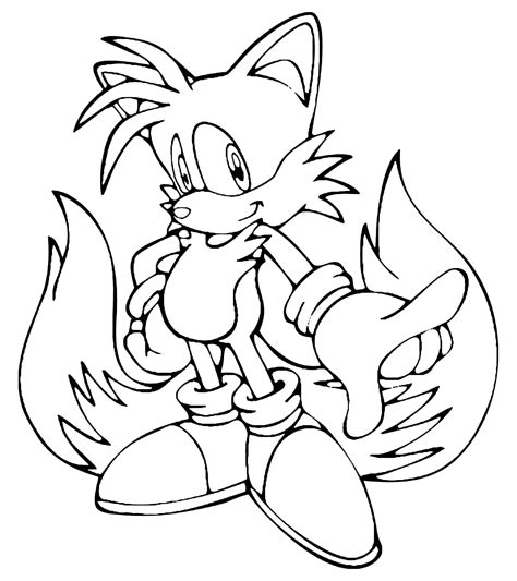 Tails Coloring Pages at GetDrawings Free download