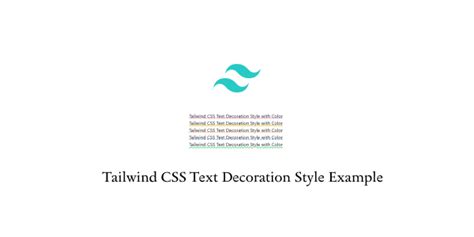 tailwind text styles examples