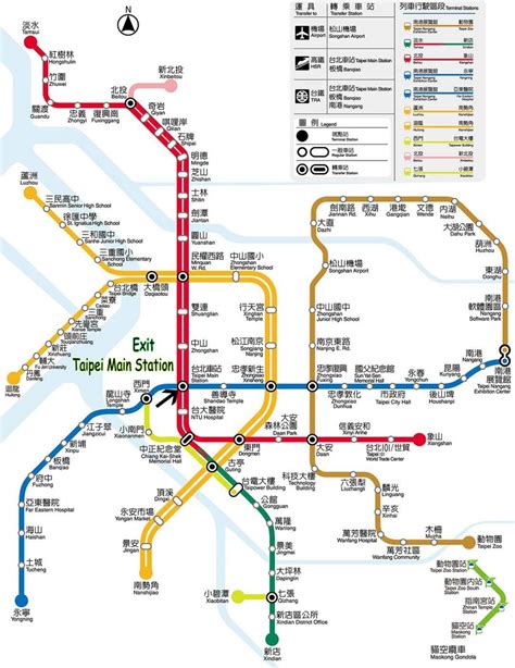 taipei main station map