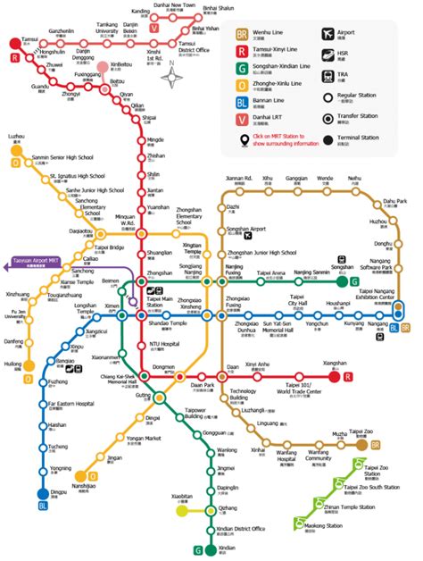 Taipei Mrt Map Printable