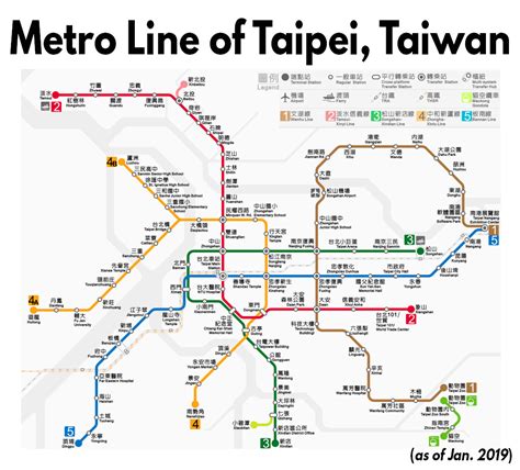 taipei public transportation map
