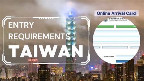 taiwan covid entry requirements 2024