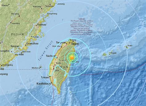 taiwan earthquake 6 february 2018