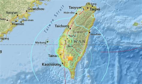 taiwan earthquake now epicenter