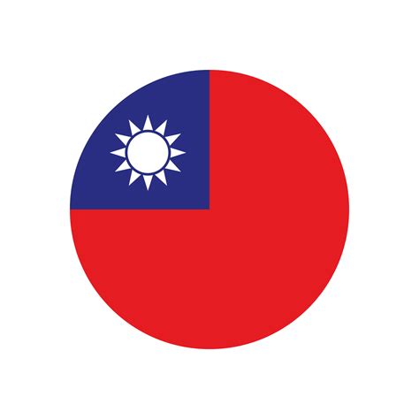 taiwan flag circle png
