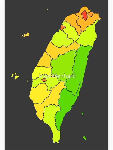 taiwan population heat map