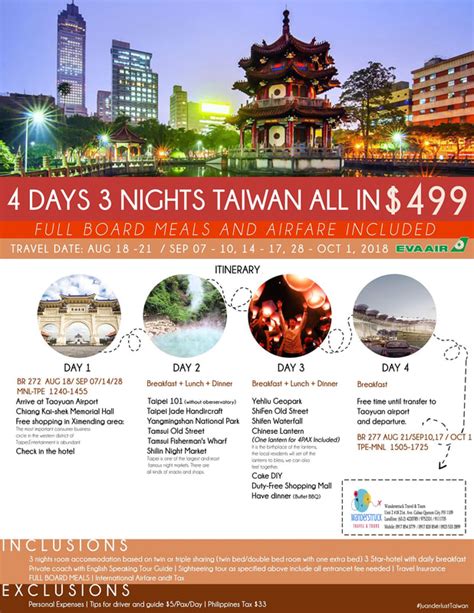 Discover Unforgettable Taiwan Escapes: All-Inclusive Tour Packages
