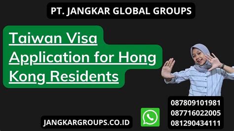 taiwan visa for hong kong residents