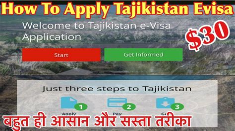 tajikistan visa for indian