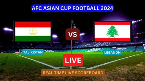 tajikistan vs lebanon live score