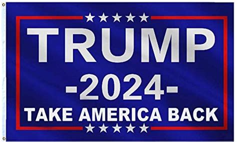Trump 2024 Take America Back Flag 3 x 5 ft Outdoor