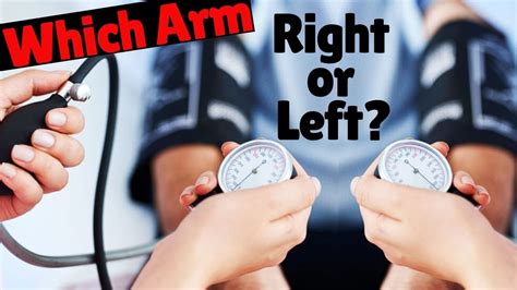 take bp on right or left arm
