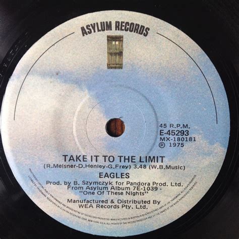 Take It to the Limit by Eagles