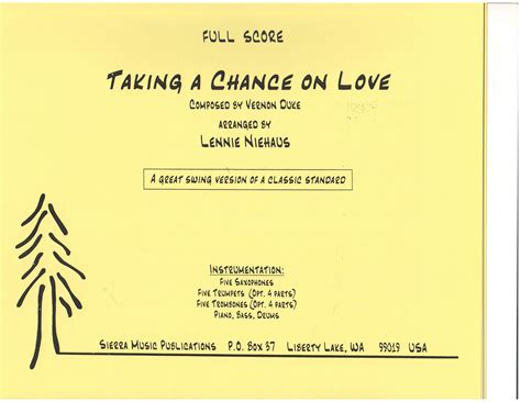 taking a chance on love composer