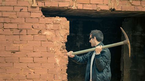 taking down a brick wall