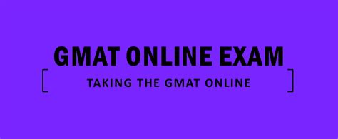 taking gmat online