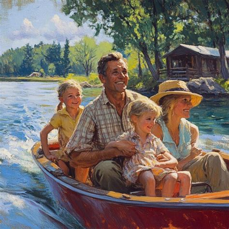 taking pictures from a boat