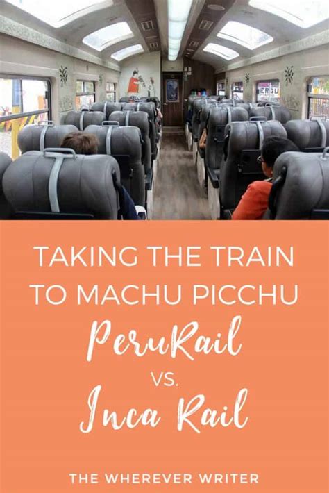 taking the train to machu picchu