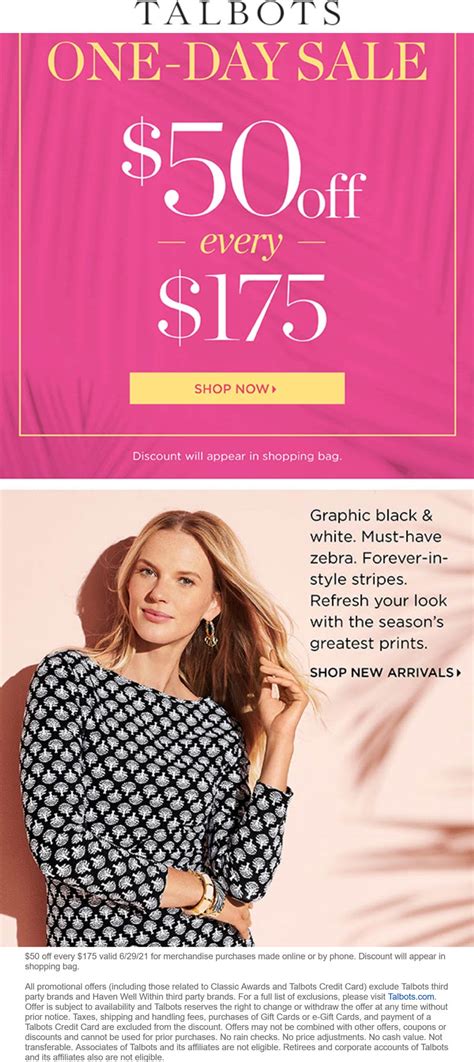 Unlock Your Savings With Talbots Coupon Codes