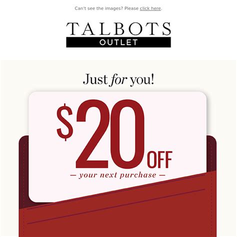 Talbots Outlet Coupons Printable