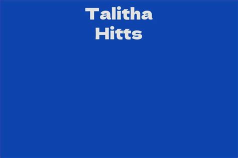 Talitha Hitts