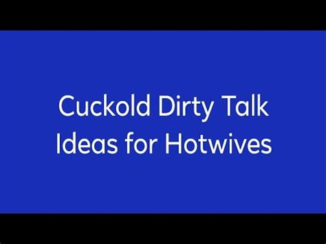talk cuckold