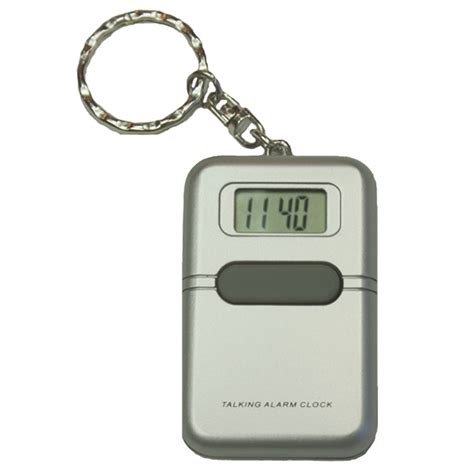 Talking Alarm Clock Keychain Instructions