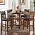 tall dining room table sets