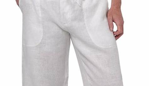 Tall Mens Dress Linen Pants Pleated