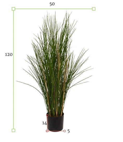 tall artificial grass plant