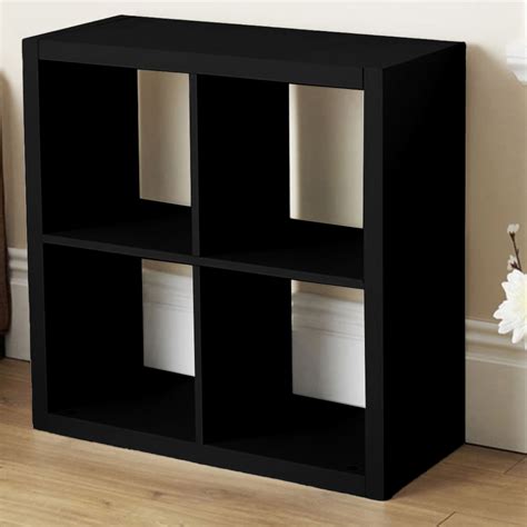 Tall Cube Storage Unit Black
