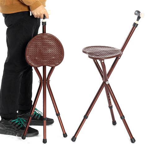 tall folding stool portable