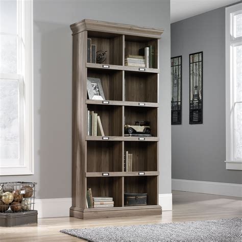 Tall Gray Bookcases
