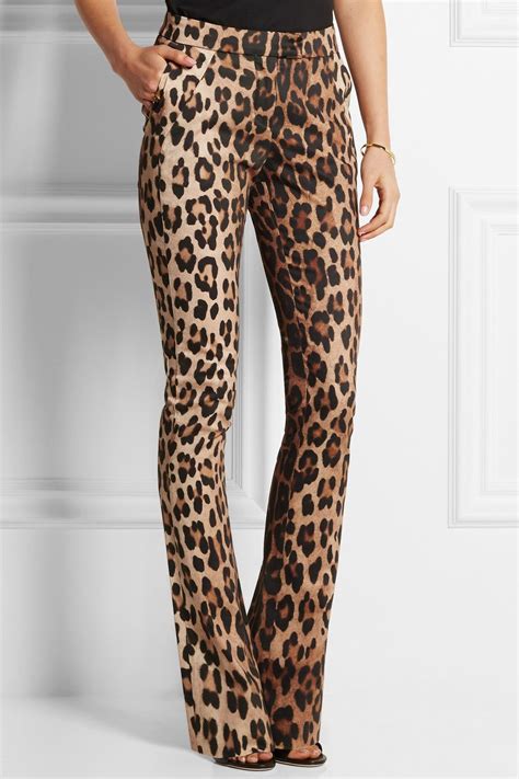 tall leopard jeans