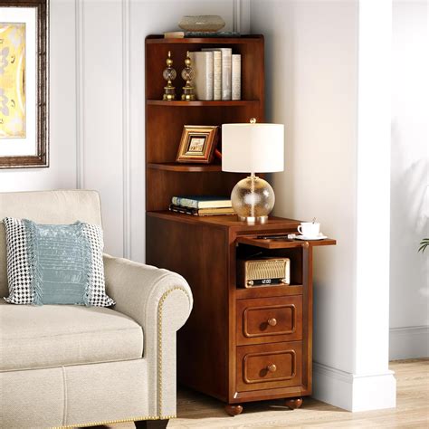 Tall Narrow Side Table With Storage