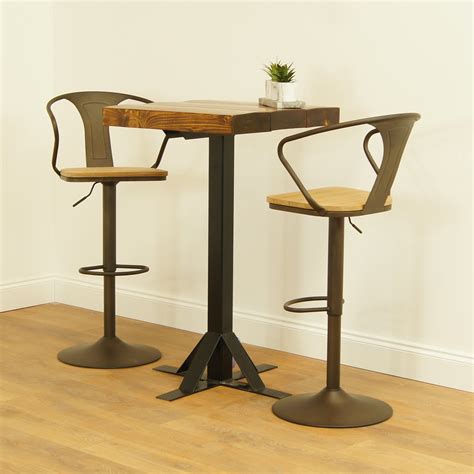 Tall Round Breakfast Table Set