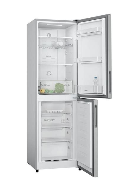 tall silver fridge freezer