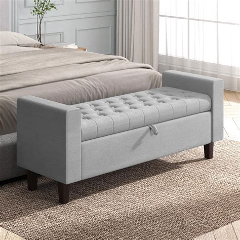 Tall Storage Bench For Bedroom