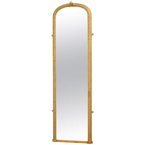 Tall Thin Antique Mirror