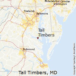 Tall Timbers Md Map