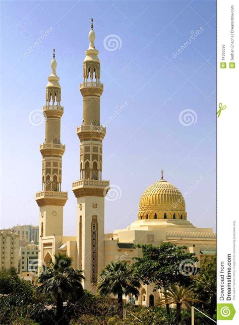 tall tower on a mosque minaret