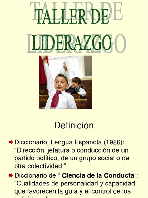 taller de liderazgo pdf gratis