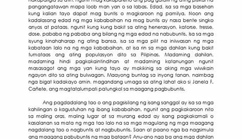 Halimbawa ng Talumpati | Gabay Filipino