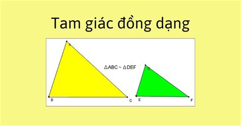 tam giác đồng dạng