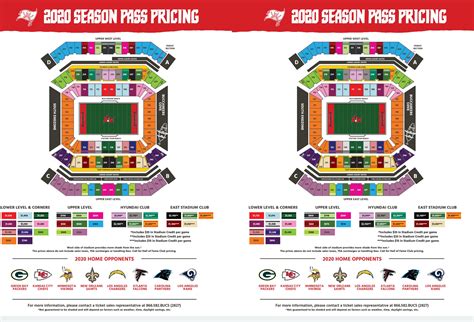 tampa bay bucs season tickets price