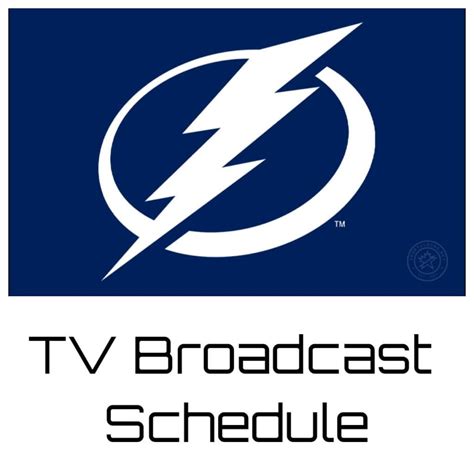 tampa bay lightning broadcast schedule